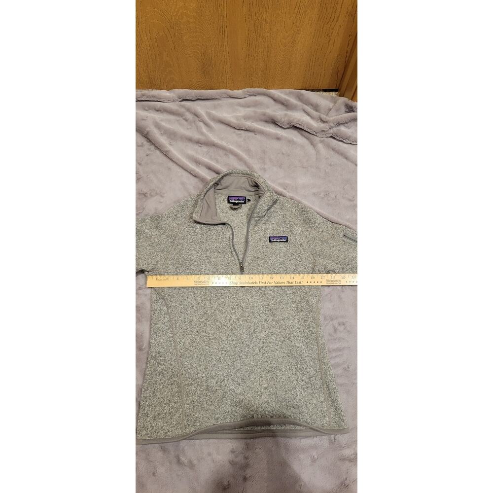 Patagonia Better Sweater Pullover Fleece 1/4 Zip Women's Small Heather Gray - Picture 2 of 8